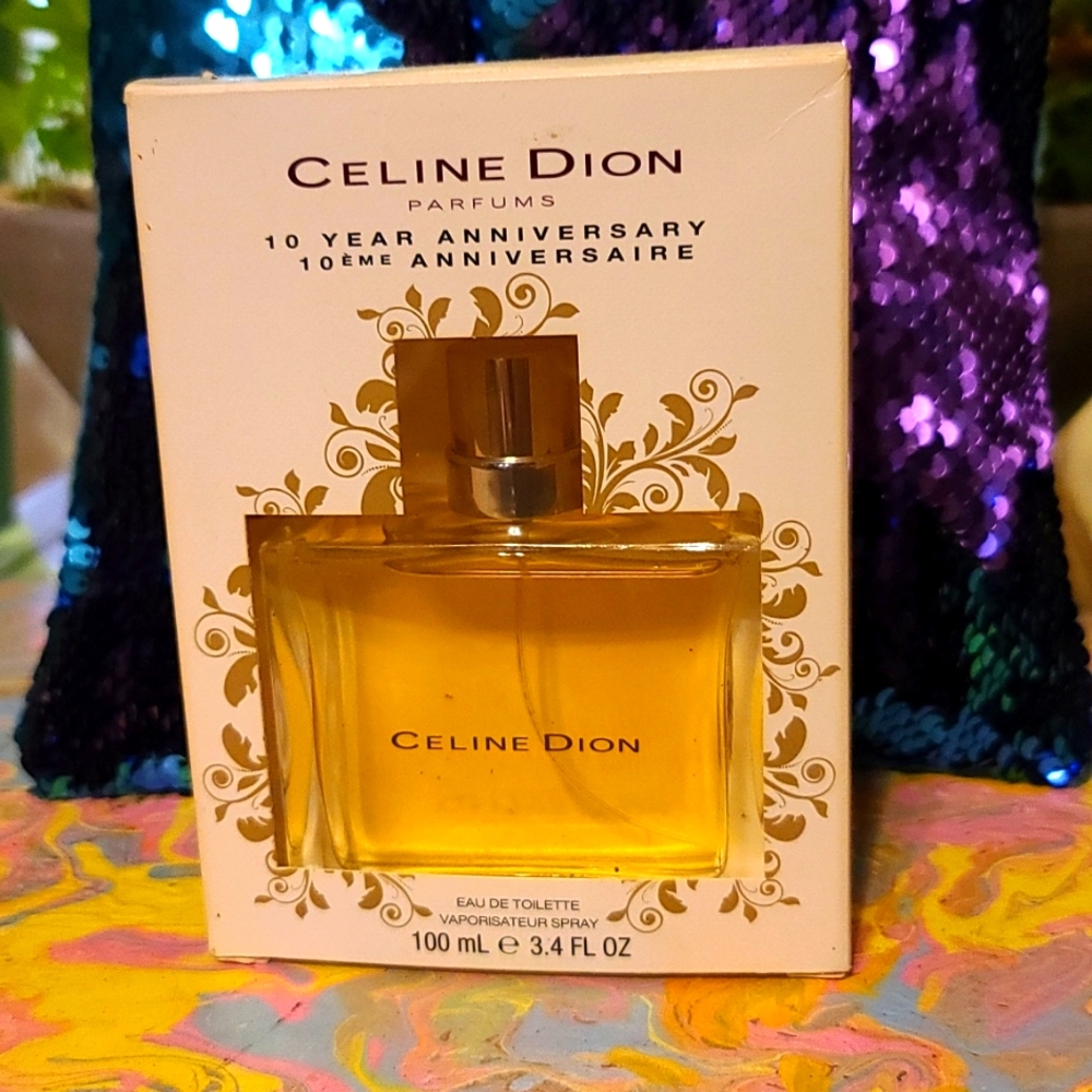 NIB COLLECTOR'S 10TH ANNIVERSARY 'CELINE DION' EAU DE TOILETTE 100cc